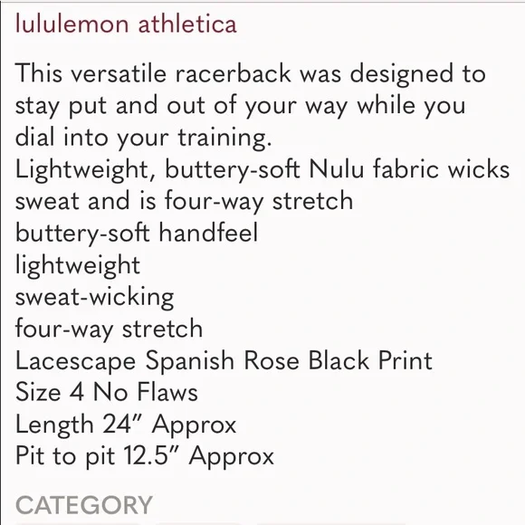 Lululemon tank - Picture 3 of 3